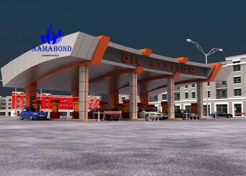 نمای کامپوزیت پمپ بنزین