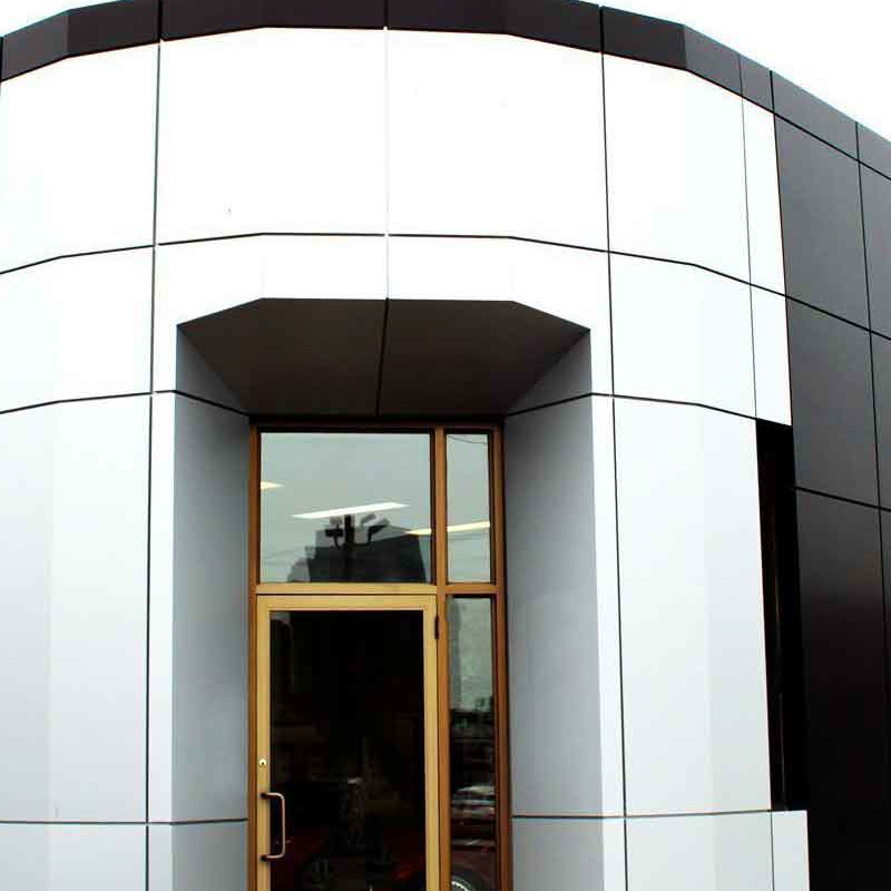 نمای کامپوزیت ساختمان های تجاری و مغازه ها